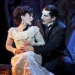 Meghan Picerno ("Christine Daaé") and Gardar Thor Cortes ("The Phantom") star in Love Never Dies. Photo by Joan Marcus.