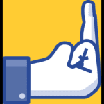 Facebook middle finger