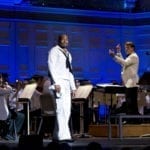 Brandon Victor Dixon as Gabey performs On the Town with Keith Lockhart and the Boston Pops. Photo by Winslow Townson