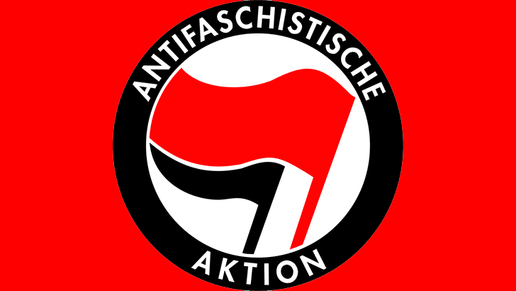 Antifascist Action symbol circa 1932. designed by Association of Revolutionary Visual Artists members Max Keilson and Max Gebhard.