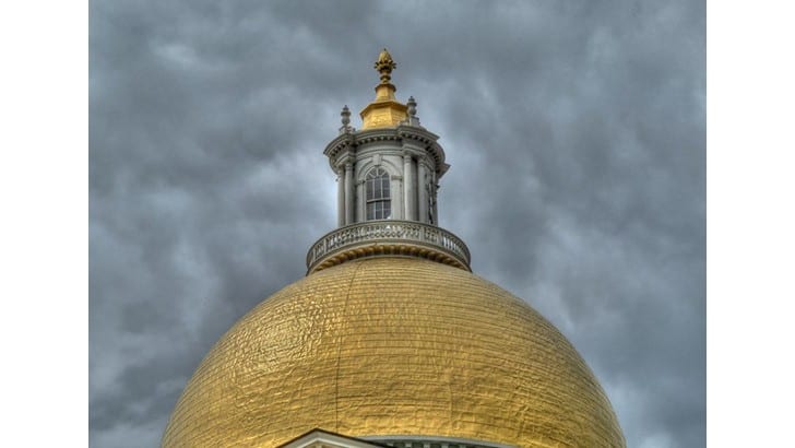 Mass State House dome, Beacon Hill, Boston, Mass. Intense HDR. www.joiseyshowaa.com