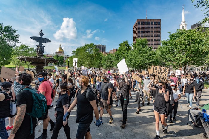 Black Lives Matter protest George Floyd Boston