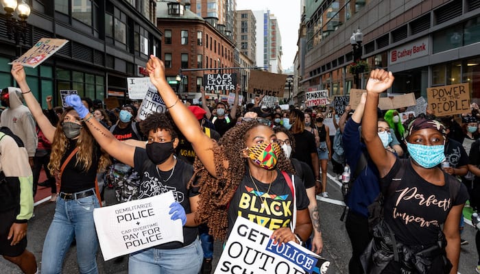 Black Lives Matter protest George Floyd Boston