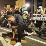 Black Lives Matter rally against police brutality
