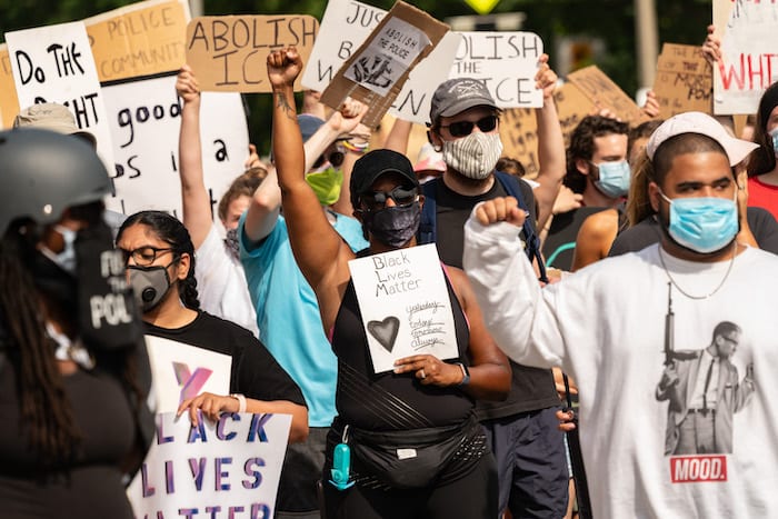 Black Lives Matter protest in Boston
