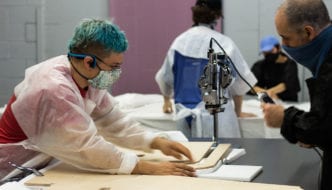 GOWN FOR THE CAUSE: A MAJOR COMMUNITY-BASED PPE FACILITY BLOSSOMS IN ALLSTON