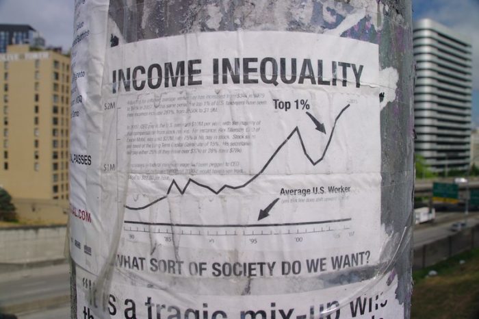 Income Inequality. Photo by mSeattle CC-BY-2.0.