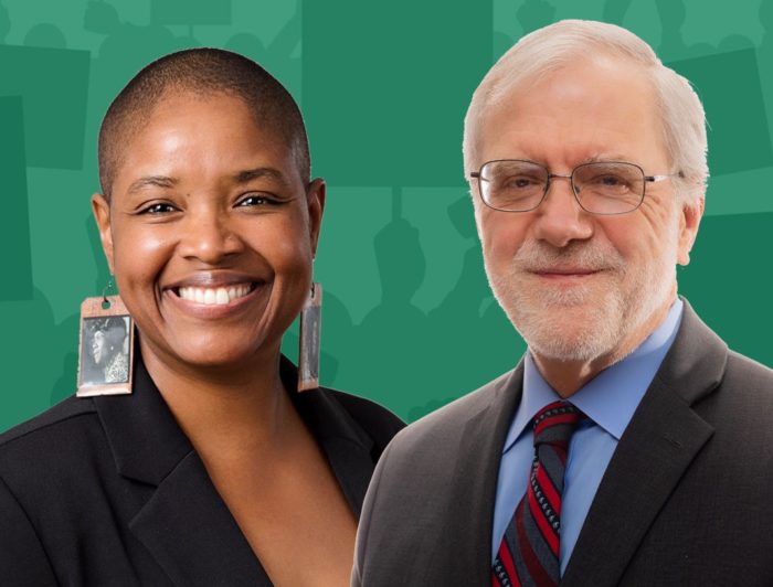 Angela Walker and Howie Hawkins, Green Party candidates for vice president and president