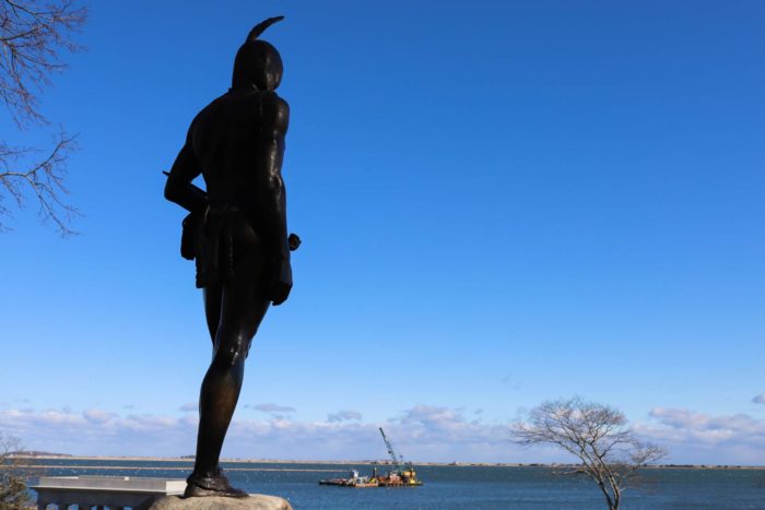 Massasoit statue, Plymouth, MA. Photo courtesy of the authors.