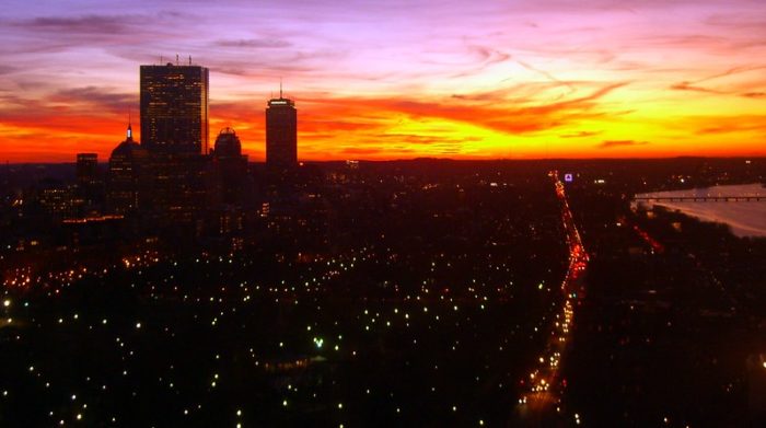 "Boston Sunset" by walknboston is licensed under CC BY 2.0
