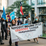 Boycott Beijing 2022 March in Boston