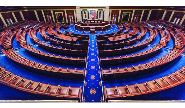 United States House of Representatives chamber at the United States Capitol in Washington, DC. 27 February 2017. Photo by United States House of Representatives. Public Domain.