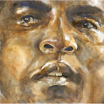 Shea Justice, The Greatest (detail), watercolor, 22 x 30 inches, 2007. Photo courtesy of the artist.