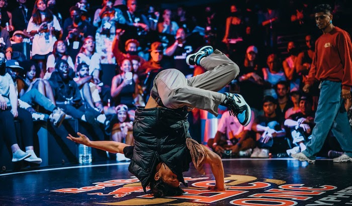Hip-hop dancers at world championship talk breakdancing at